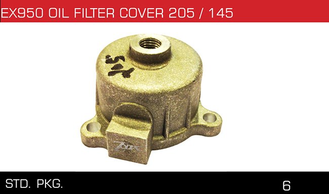 EX950 OIL FILTER COVER 205 145 EX950 OIL FILTER COVER 205 145